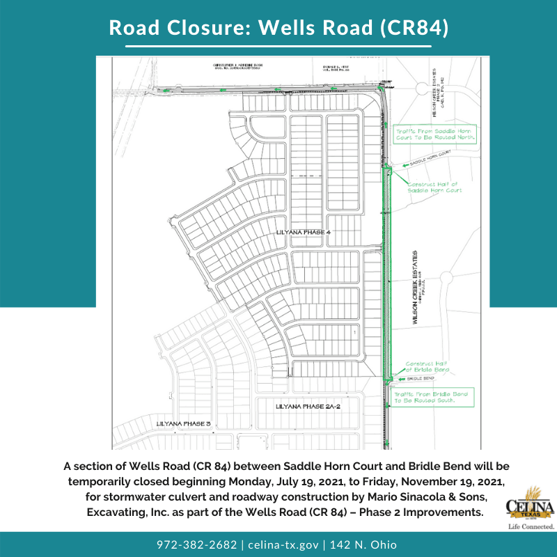 Celina road closure